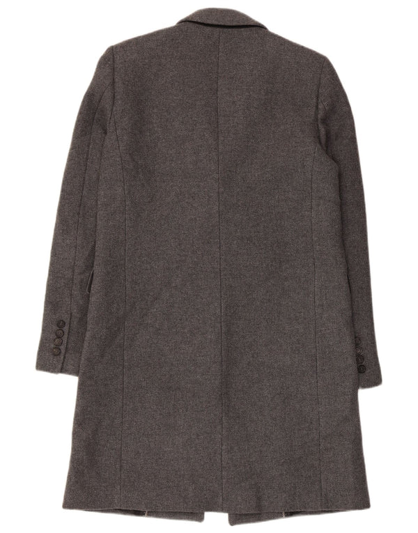 Zara Damen Manteco Mantel UK 10 Small Grau