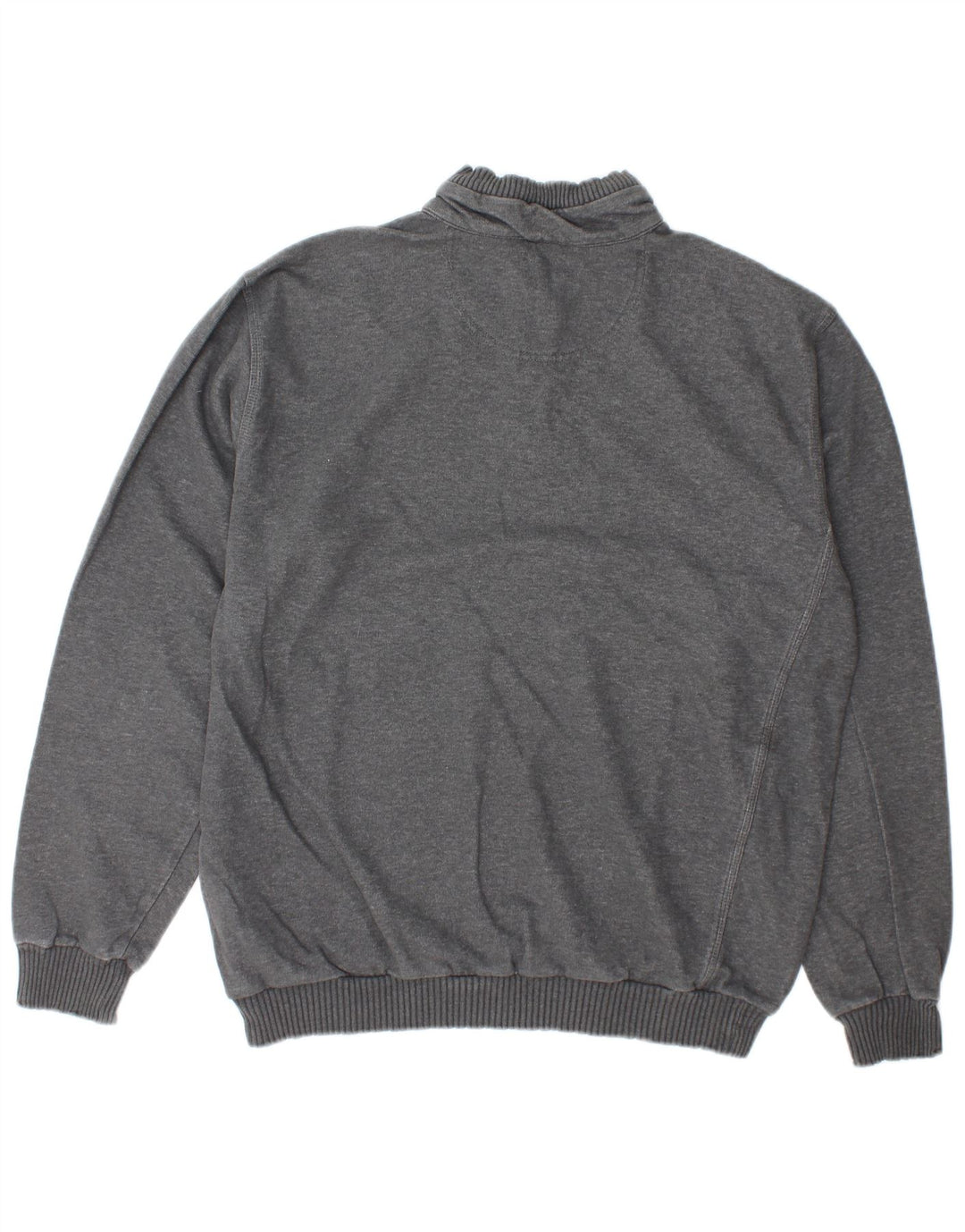 Champion Herren-Sweatshirt mit Reißverschluss, XL, graue Baumwolle