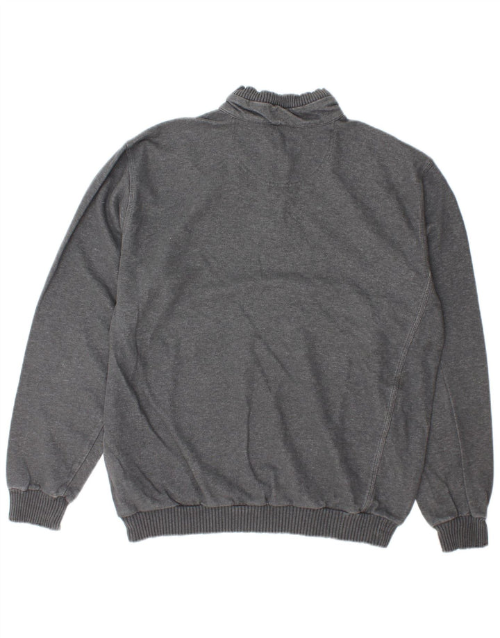 Champion Herren-Sweatshirt mit Reißverschluss, XL, graue Baumwolle