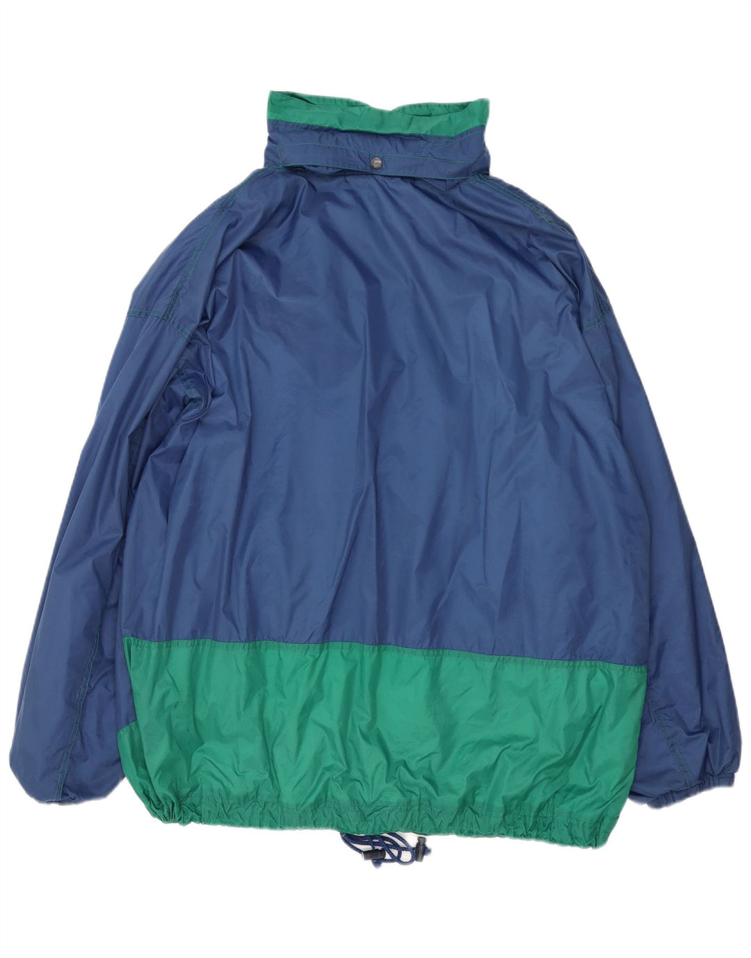 Marcel Clair Herren-Regenjacke mit lockerer Passform, UK 42, XL, Marineblau, Farbblock