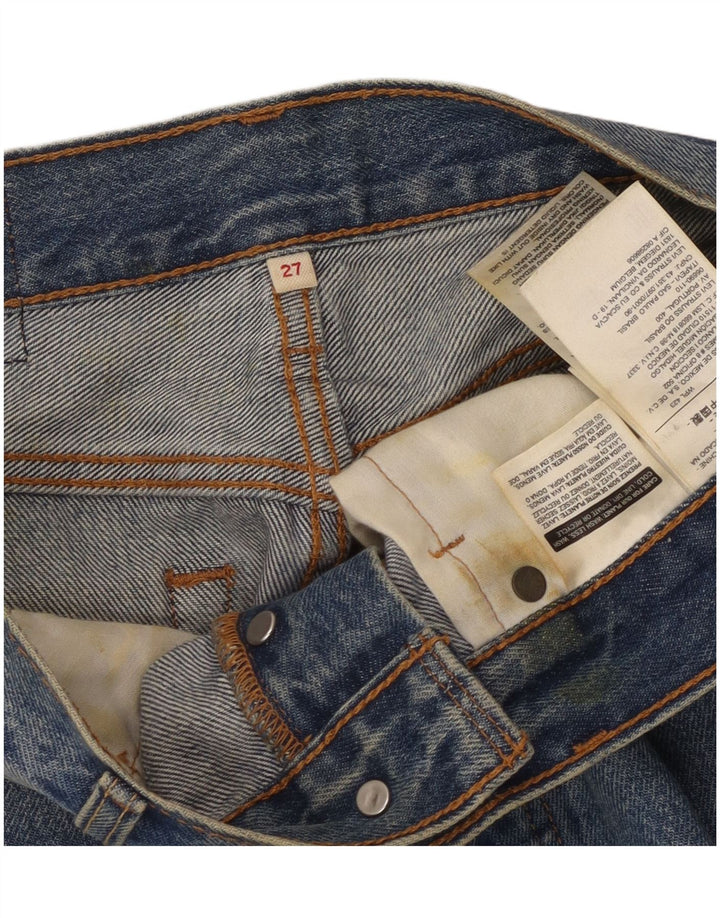 Levi's Damen-Jeansrock W27, kleine blaue Baumwolle
