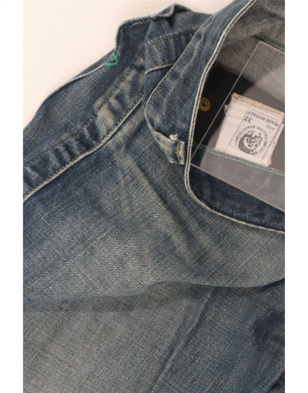 Diesel Damen Jeansshorts W32 Large Blau