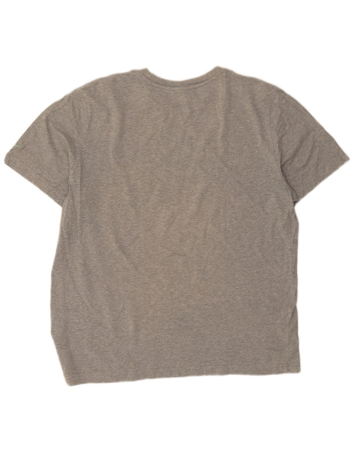 Nike Herren-T-Shirt mit Grafik, groß, grau gefleckt