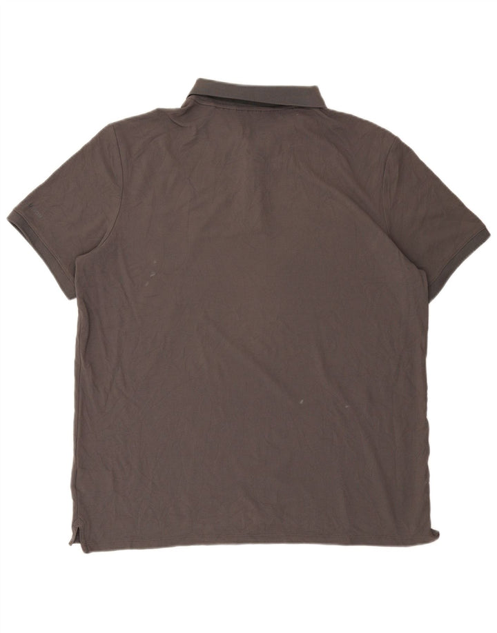 MUSTO Herren Poloshirt XL Grau Polyamid