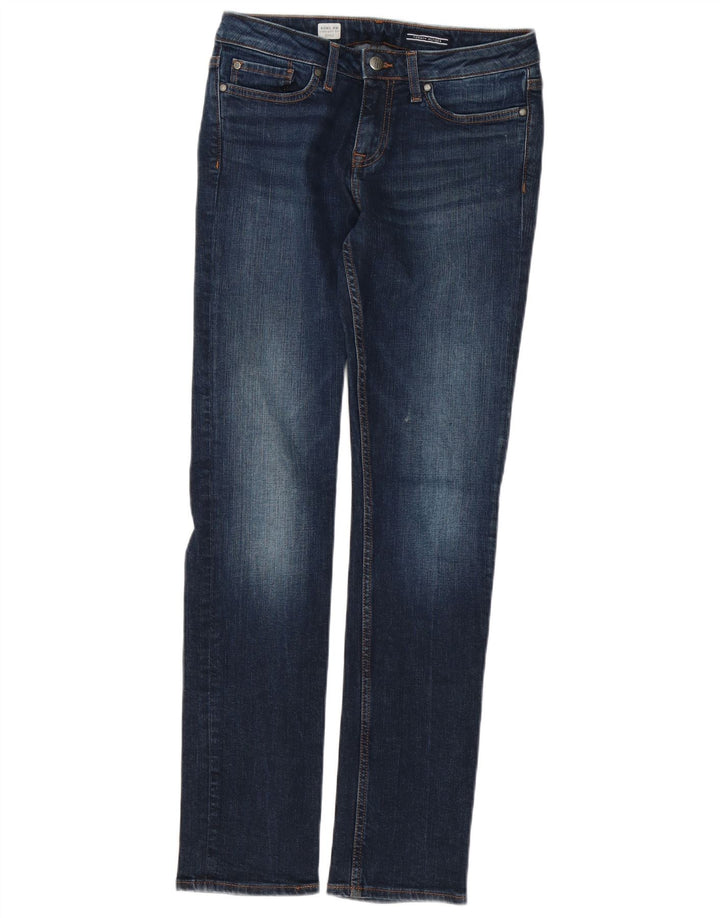 TOMMY HILFIGER Damen Rome RW Straight Jeans W27 L30 Marineblau Baumwolle