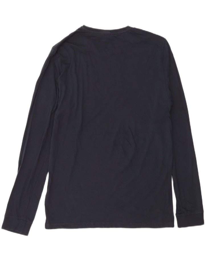 Reiss Herren-Top, langärmelig, XL, Marineblau, Baumwolle