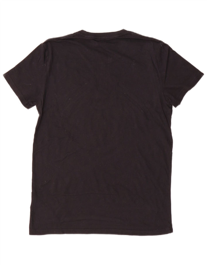 HOLLISTER Herren T-Shirt Top Small Schwarz Baumwolle