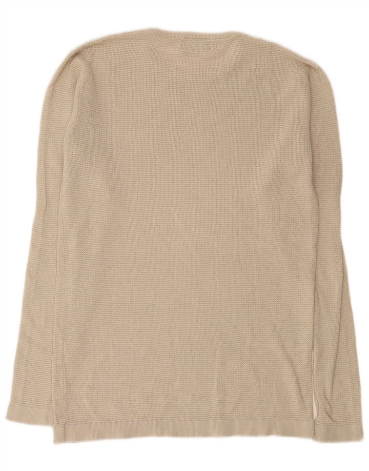 Zara Herren Top Langarm Mittel Beige