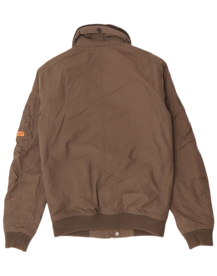 Jack & Jones Herren Bomberjacke UK 34 XS Khaki Baumwolle
