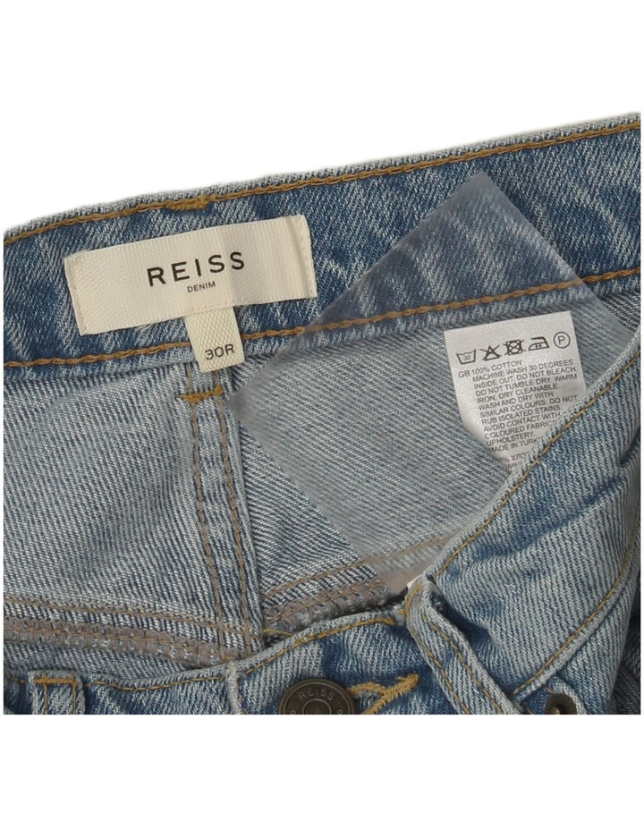 Reiss Herren Tapered Jeans W30 L28 Blaue Baumwolle