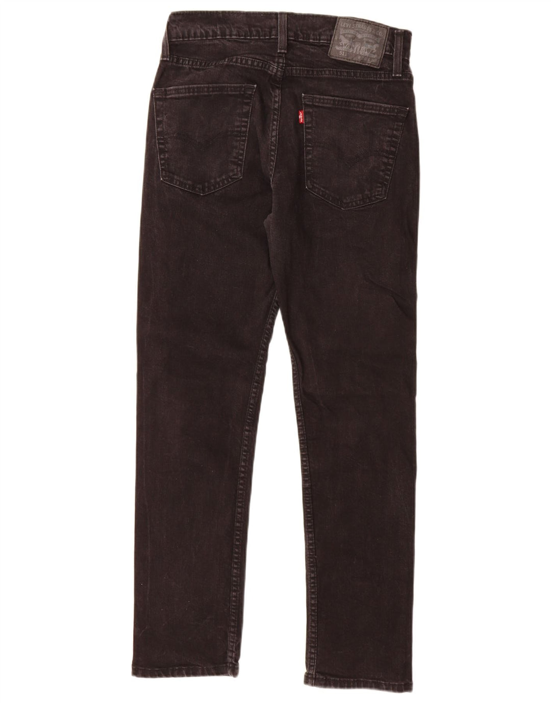 Levi's Herren 511 Slim Jeans W30 L30 schwarze Baumwolle