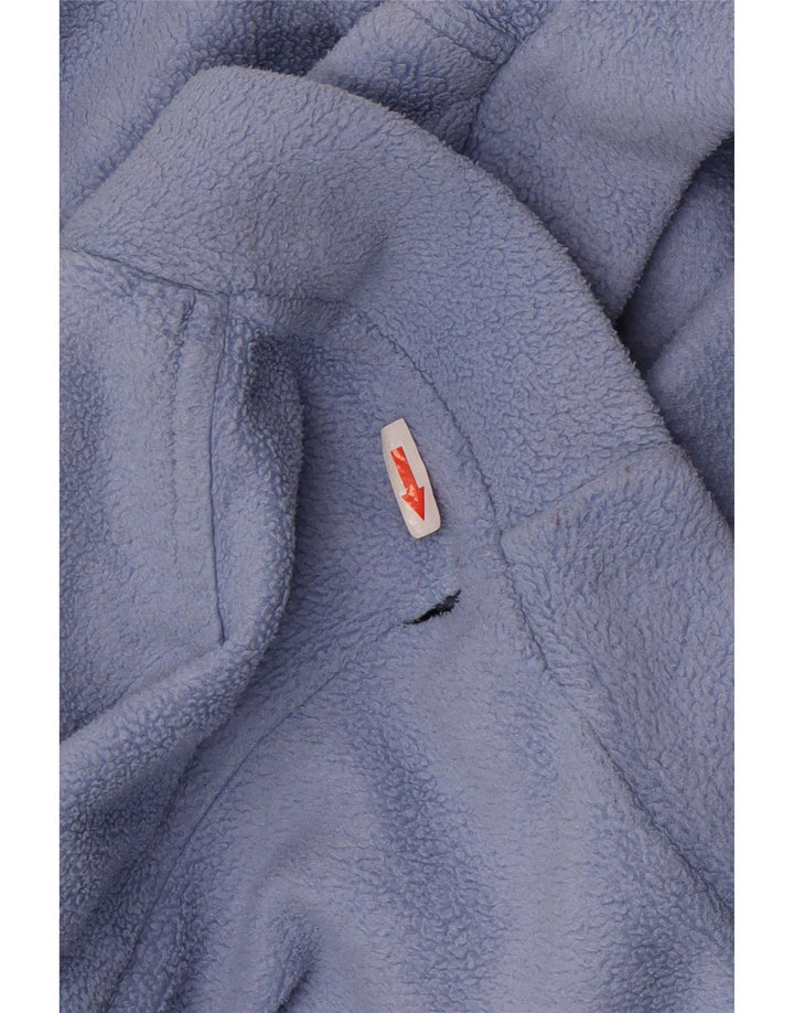 Gap Herren-Fleecepullover mit grafischer Kapuze, Größe L, Blau