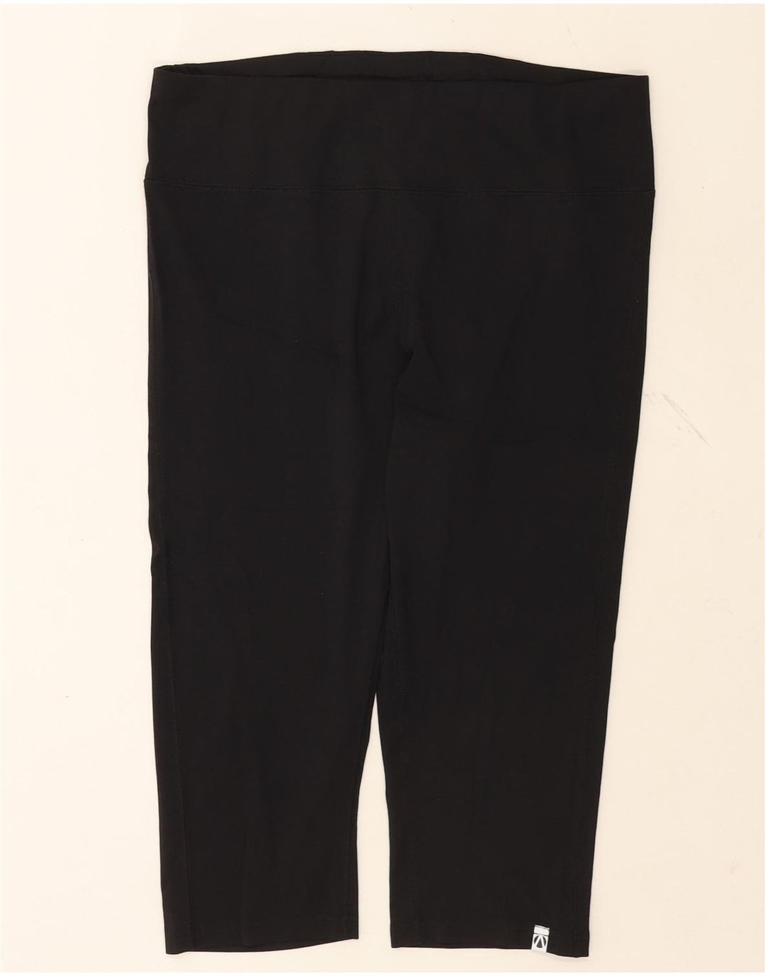 Marks & Spencer Damen Capri-Leggings UK 16 Large Schwarz Polyester