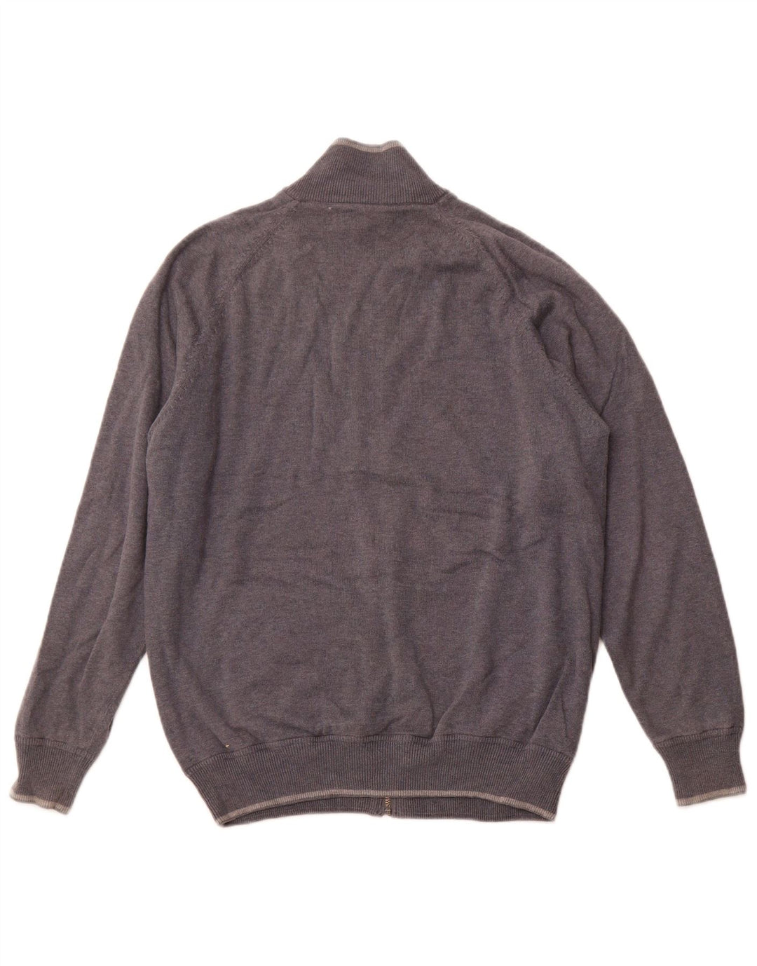 Marks & Spencer Herren-Strickjacke aus mittelgrauer Baumwolle