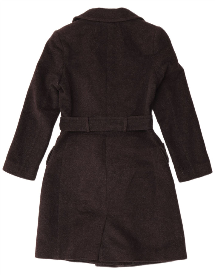 Hobbs Damen Zweireihiger Mantel UK 8 Small Graue Wolle