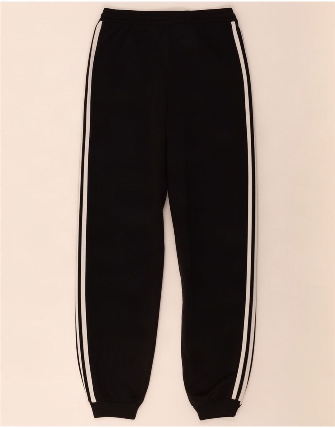 Adidas Jungen-Trainingshose, Jogginghose, 11–12 Jahre, schwarzes Polyester