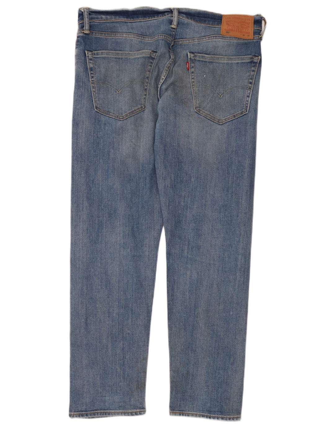 Levi's Herren 502 Tapered Jeans W34 L30 Blaue Baumwolle
