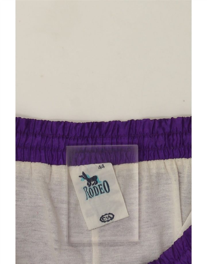 Rodeo Damen-Trainingshose, Jogginghose, Größe 44, Mittelviolett, Farbblock