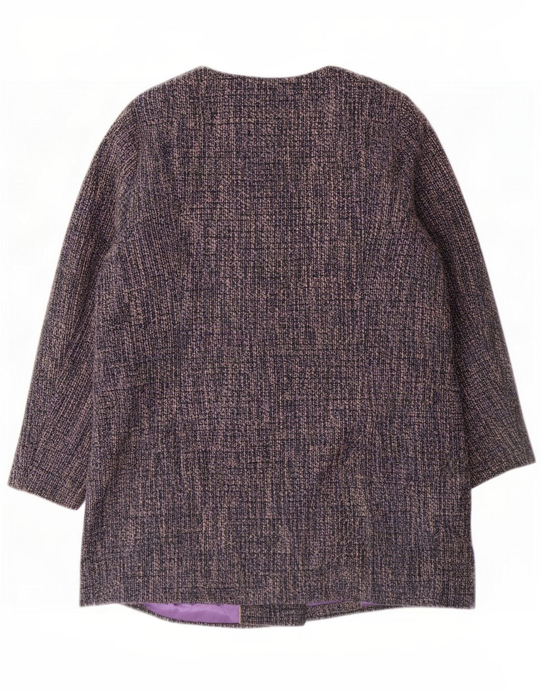 Marks & Spencer Damen-Klassiker-Mantel, UK 18, XL, blau geflecktes Polyester