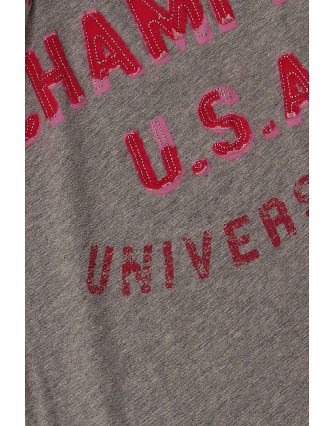 Champion Damen Heritage Fit Graphic Top 3/4 Ärmel UK 14 Mittelgrau