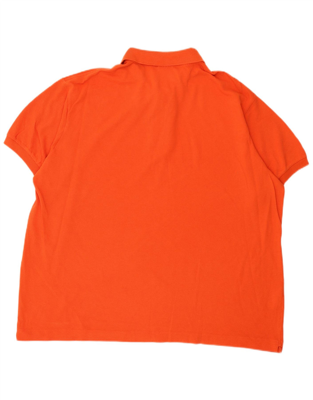 Lacoste Herren Poloshirt Größe 8 3XL Orange Baumwolle