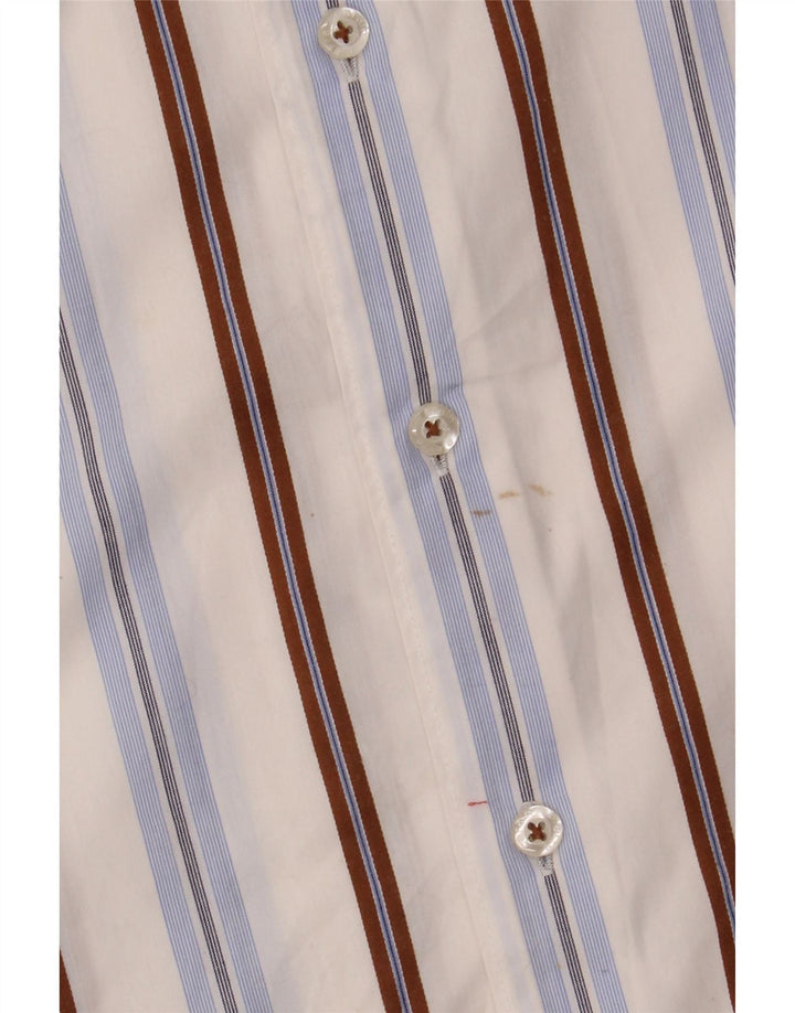 PIERRE CARDIN Herren Kurzarmhemd Medium Mehrfarbig gestreift