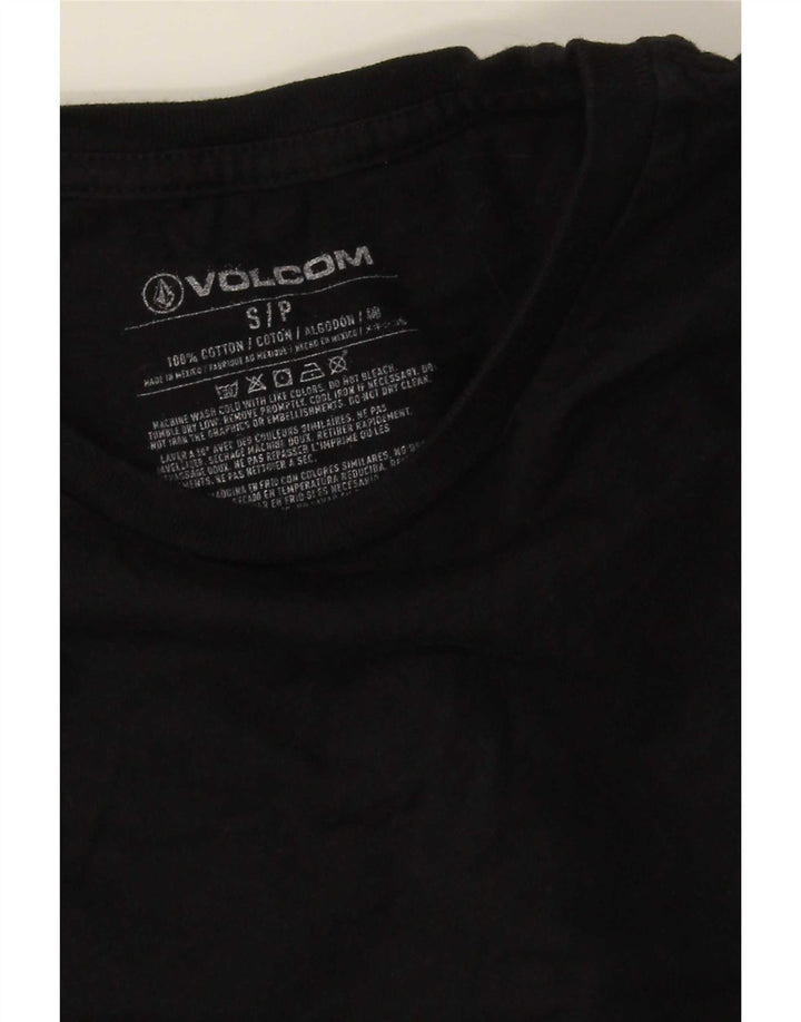 Volcom Herren Graphic Top Langarm Small Schwarz Baumwolle