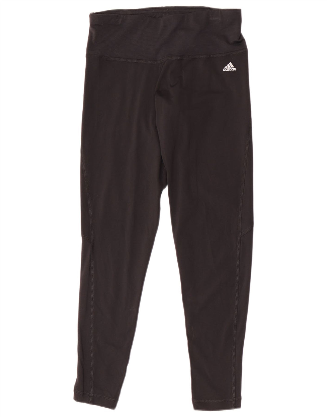 Adidas Damen Climalite Leggings UK 8/10 Small Schwarz Nylon