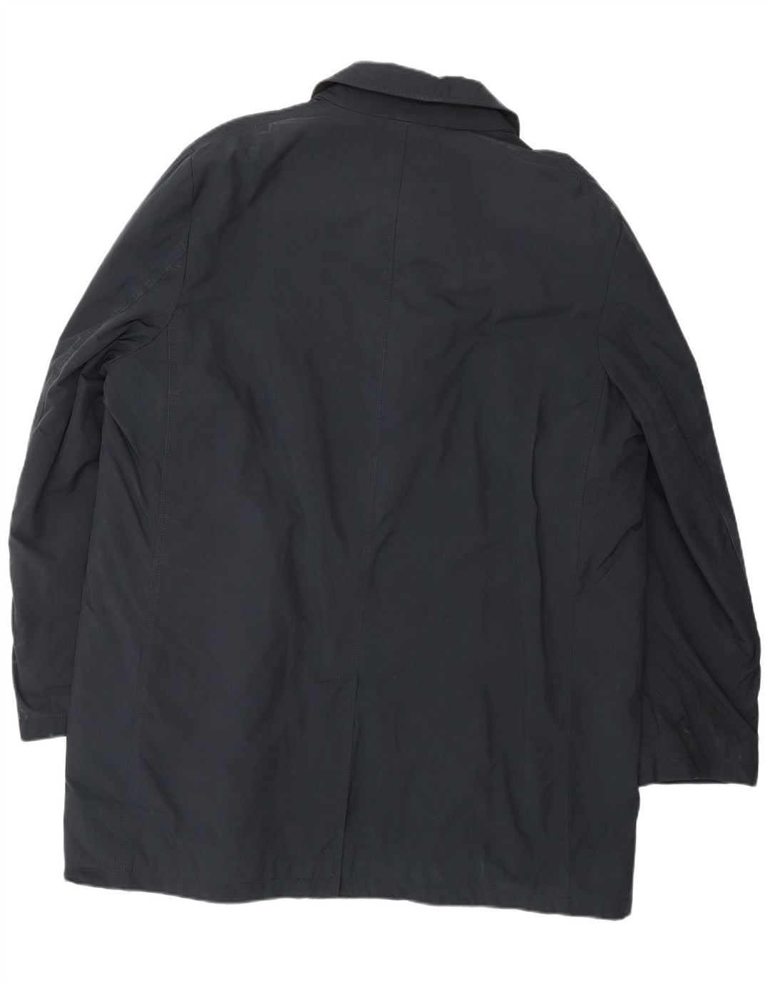 BORSALINO Herrenmantel IT 56 3XL Marineblau Polyester Klassisch