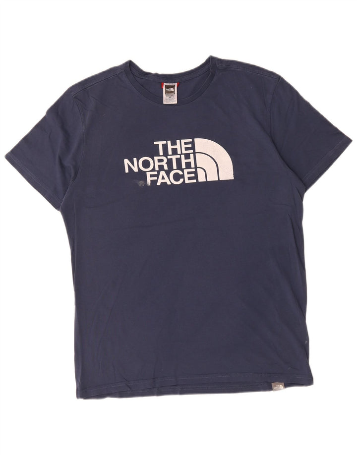 The North Face Herren-T-Shirt mit Grafik, mittlere marineblaue Baumwolle