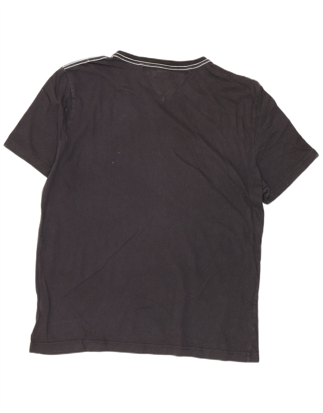 Tommy Hilfiger Herren-T-Shirt mit Grafik, Größe L, Schwarz