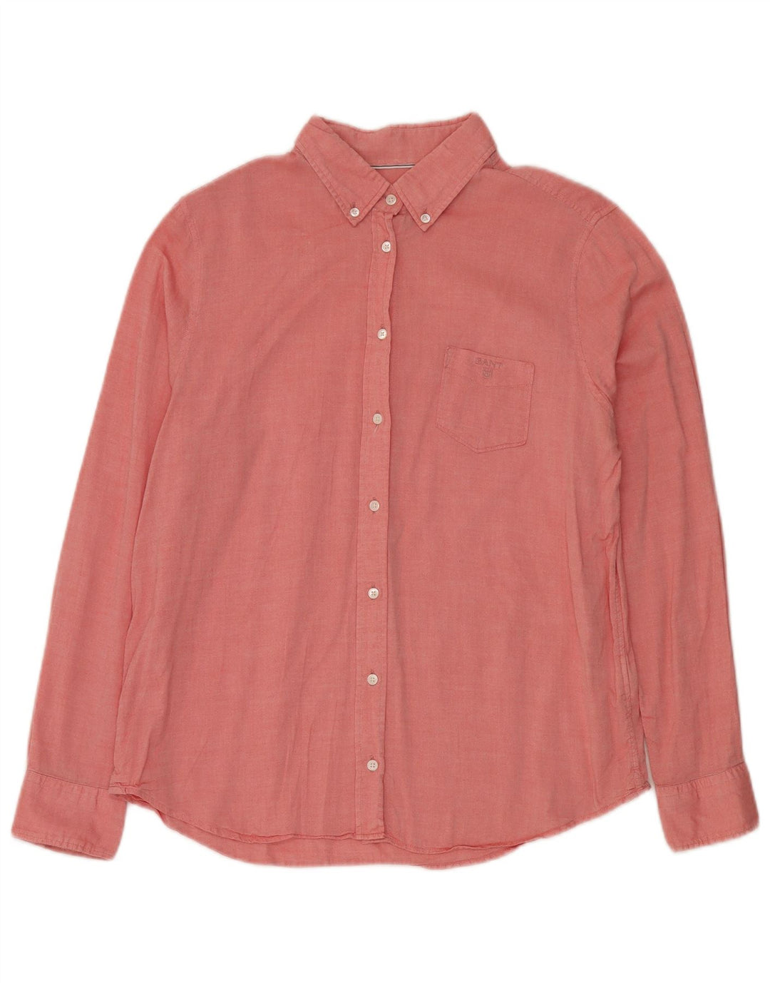 GANT Herrenhemd UK 18 XL rosa Baumwolle