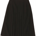 Del Mod Damen-Faltenrock mit hoher Taille, EU 38, Mittel W27, schwarzes Polyester