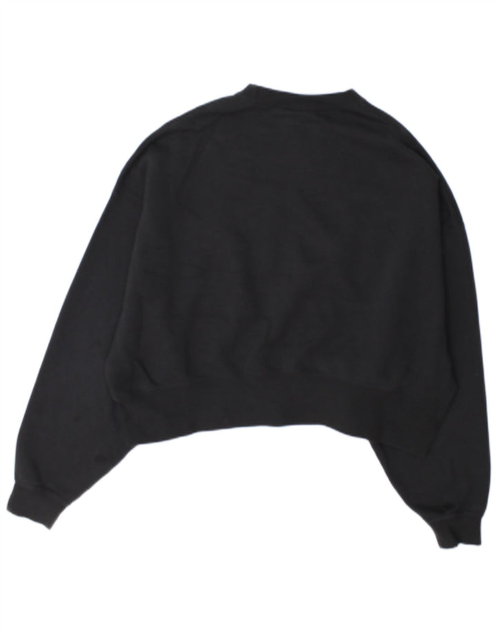 Nike Damen-Sweatshirt in Übergröße, Größe S, Schwarz, Baumwolle, UK 10