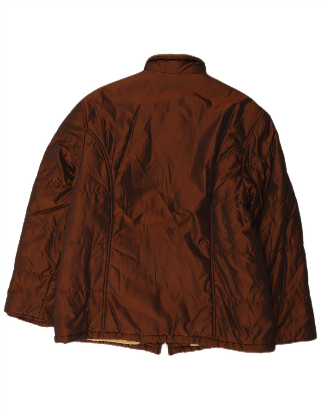 Brums Damen Wattierte Jacke IT 42 Mittelbraunes Polyamid