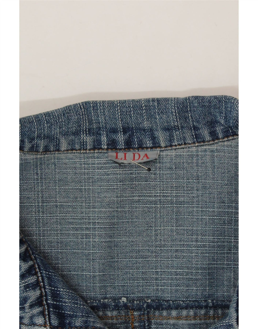 VINTAGE Womens Denim Jacket UK 10 Small Blue Cotton Vintage Vintage and Second-Hand Vintage from Messina Hembry 