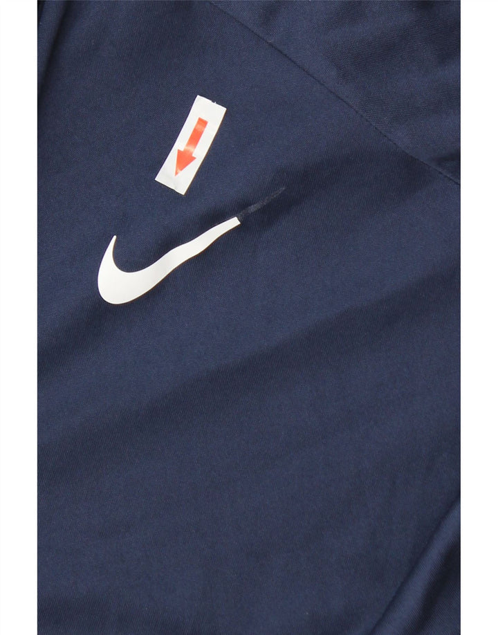 Nike Herren Dri Fit Top Langarm Medium Marineblau