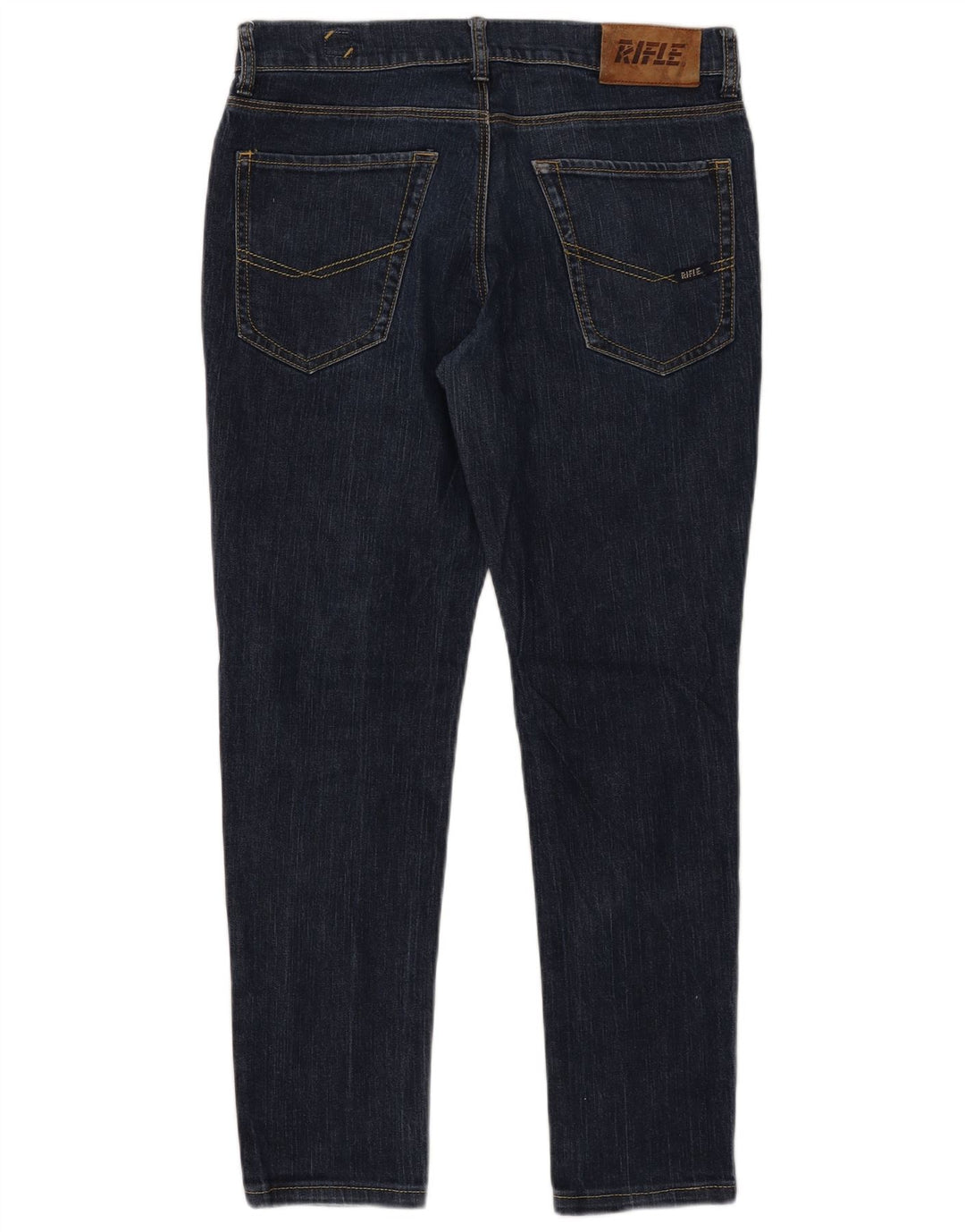 Rifle Herren Slim Jeans W33 L29 Marineblau Baumwolle
