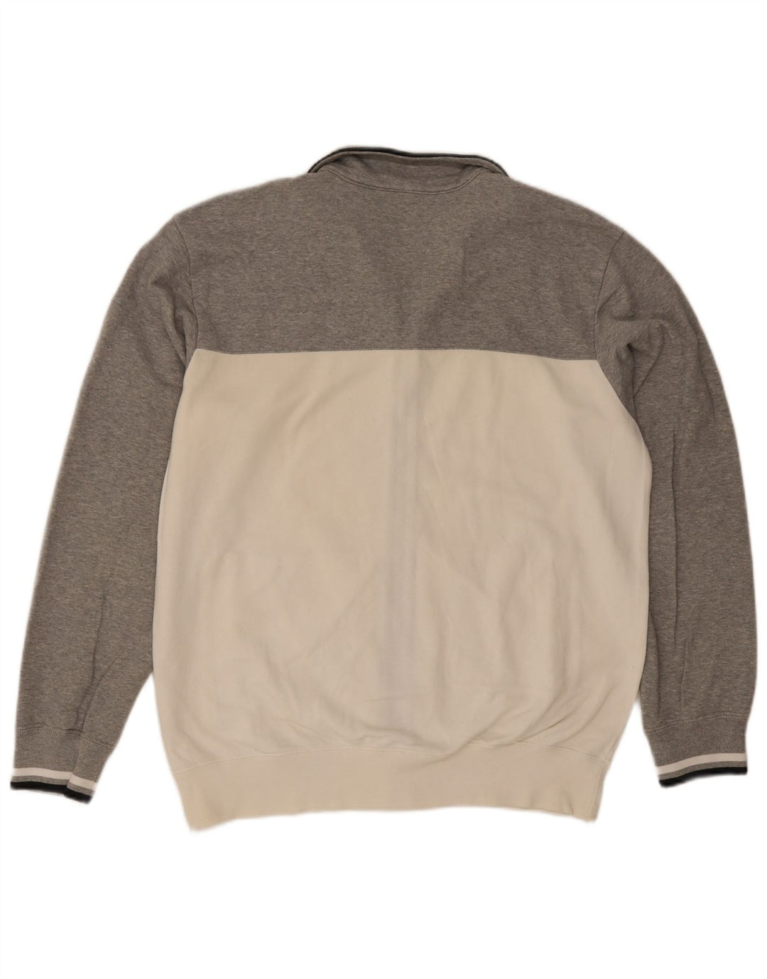 Champion Herren-Trainingsanzug-Oberteil, Jacke, XL, Grau, Colourblock-Baumwolle