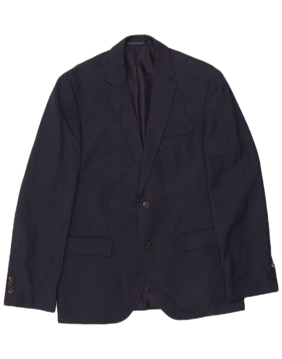 HUGO BOSS Herren 2-Knopf-Blazerjacke IT 50 Large Marineblau