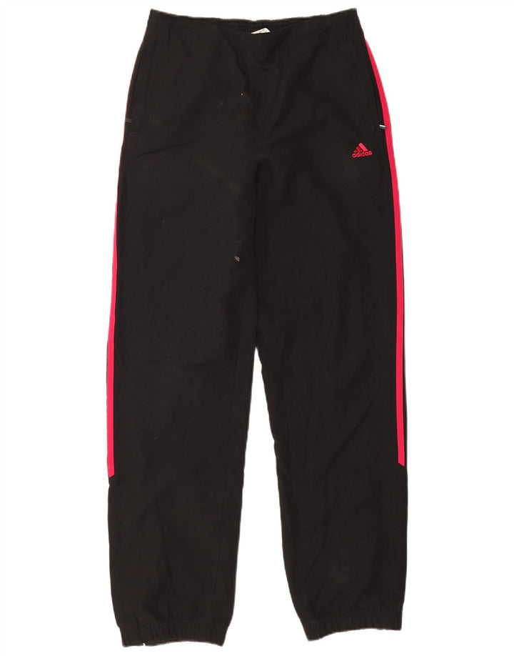 Adidas Damen Trainingshose Jogger UK 10 Small Schwarz Polyester