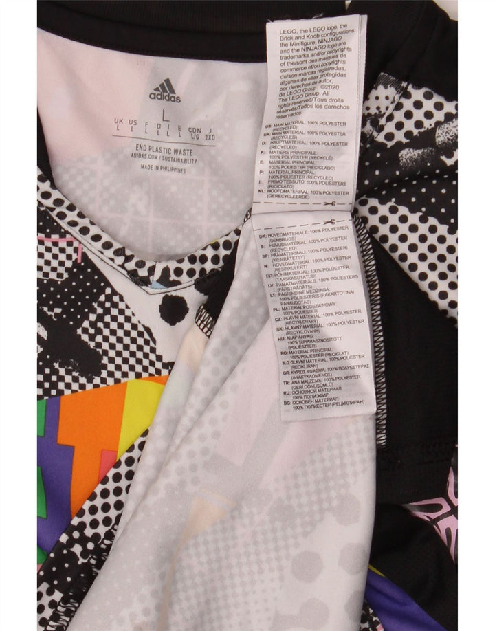 Adidas Herren T-Shirt mit Grafik, groß, mehrfarbig