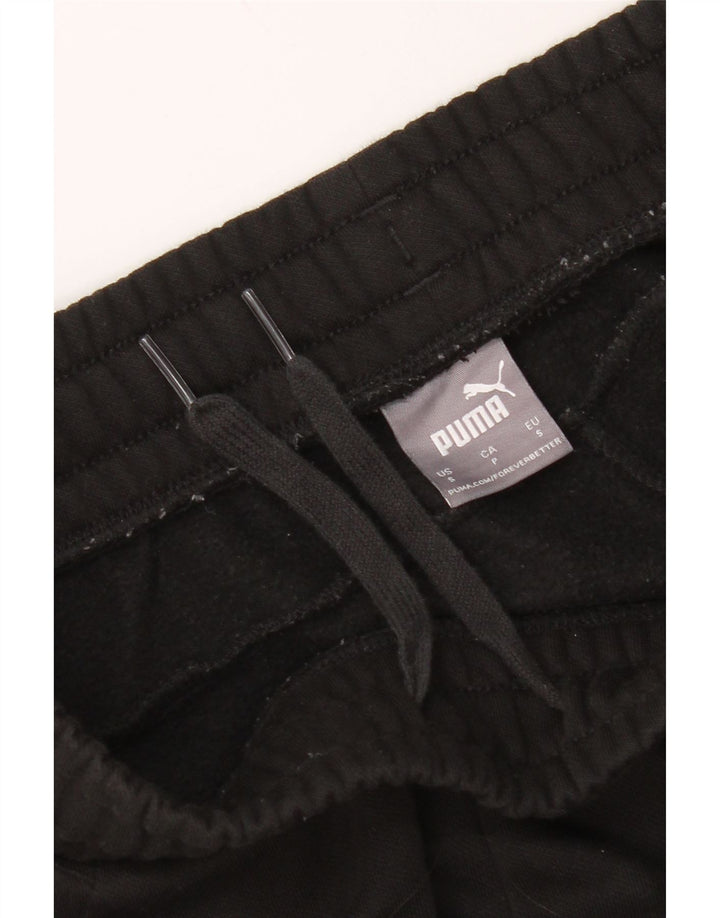 Puma Herren-Trainingshose mit Grafik, Größe S, Schwarz