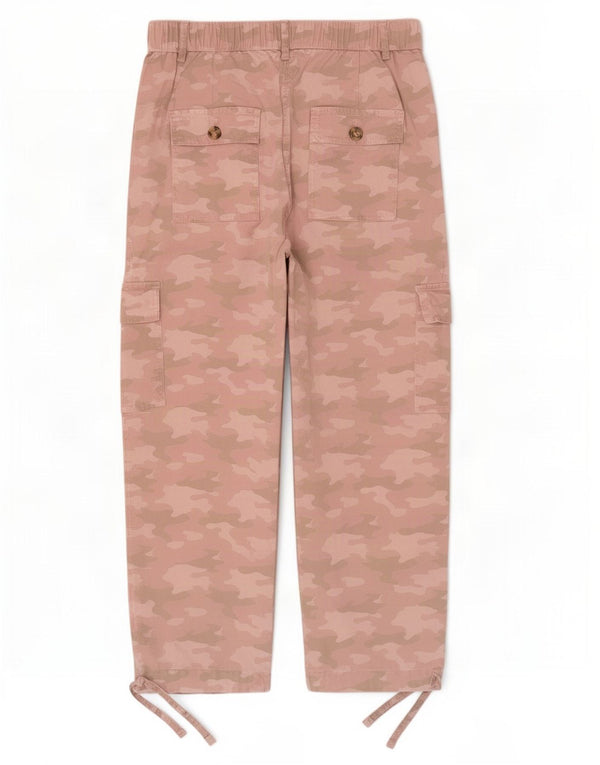 Marks & Spencer Damen Crop Cargohose UK 10 Small W28 L23 Pink