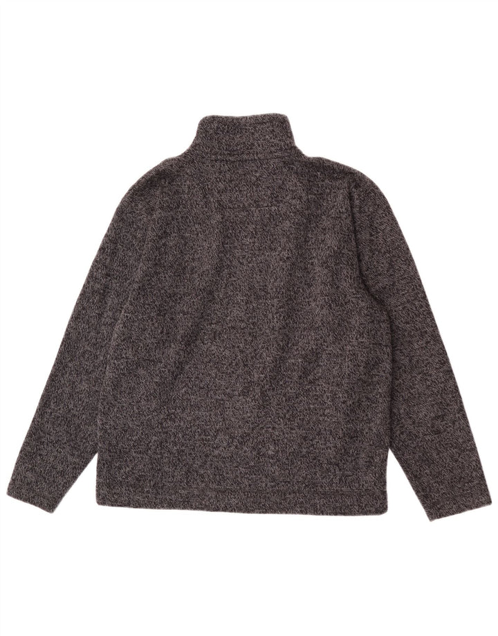Marks & Spencer Herren-Trainingsanzug-Oberteil, mittelgroß, schwarz geflecktes Acryl