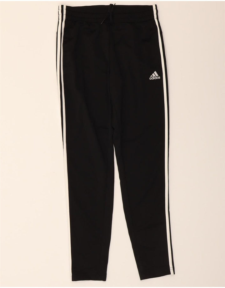 ADIDAS Womens Tracksuit Trousers UK 8/10 Small  Black Polyester Vintage Adidas and Second-Hand Adidas from Messina Hembry 