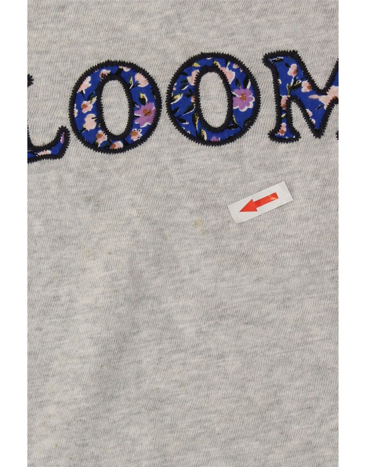 Marks & Spencer Damen-Sweatshirt mit Grafik, Gr. 10, Größe S, Grau meliert