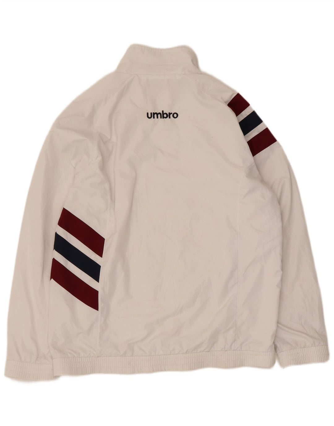 Umbro Herren-Trainingsanzug-Oberteil, Jacke, XL, Weiß, Farbblock, Polyester, Sport