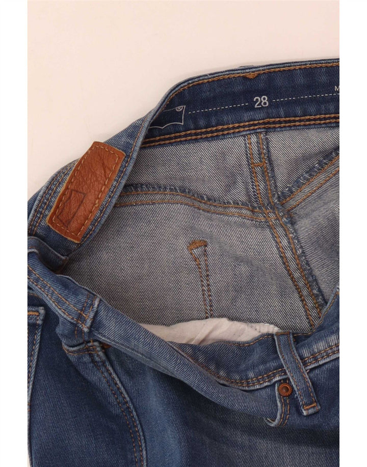 Levi's Damen Mid Rise Skinny Jeans W28 L30 Blau