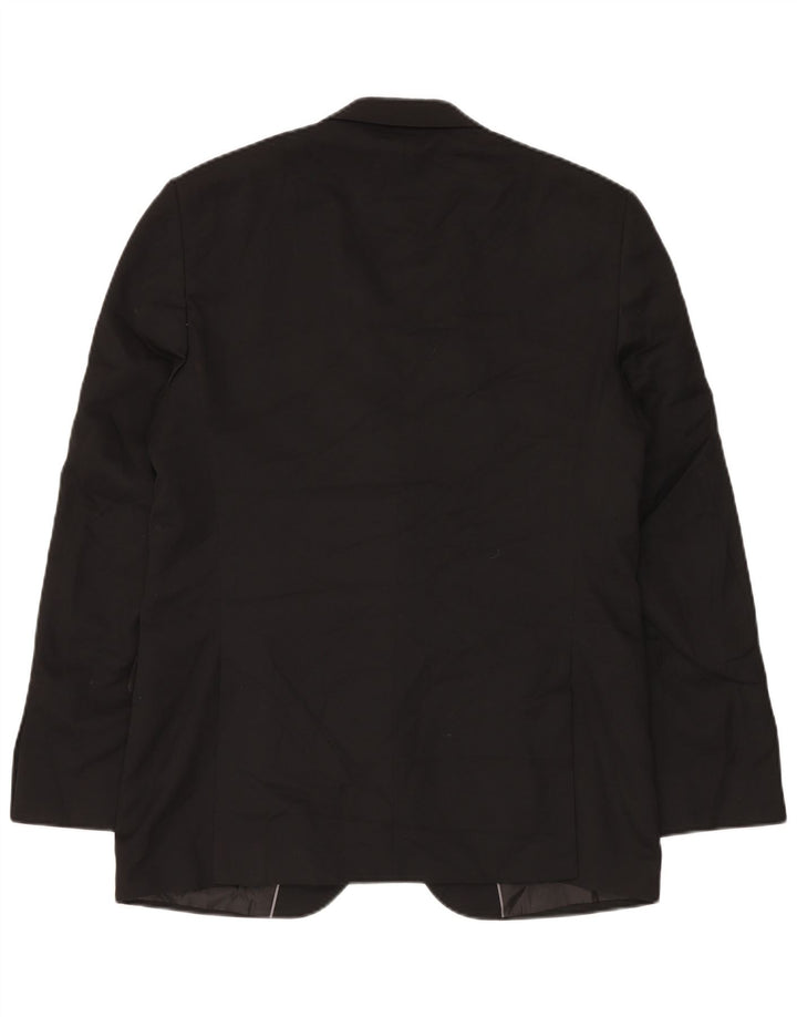 Marks & Spencer Herren-Blazer, reguläre Passform, 2 Knöpfe, EU 50, Größe L, Schwarz